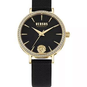 Versus Versace Gold and Black Women's Watch